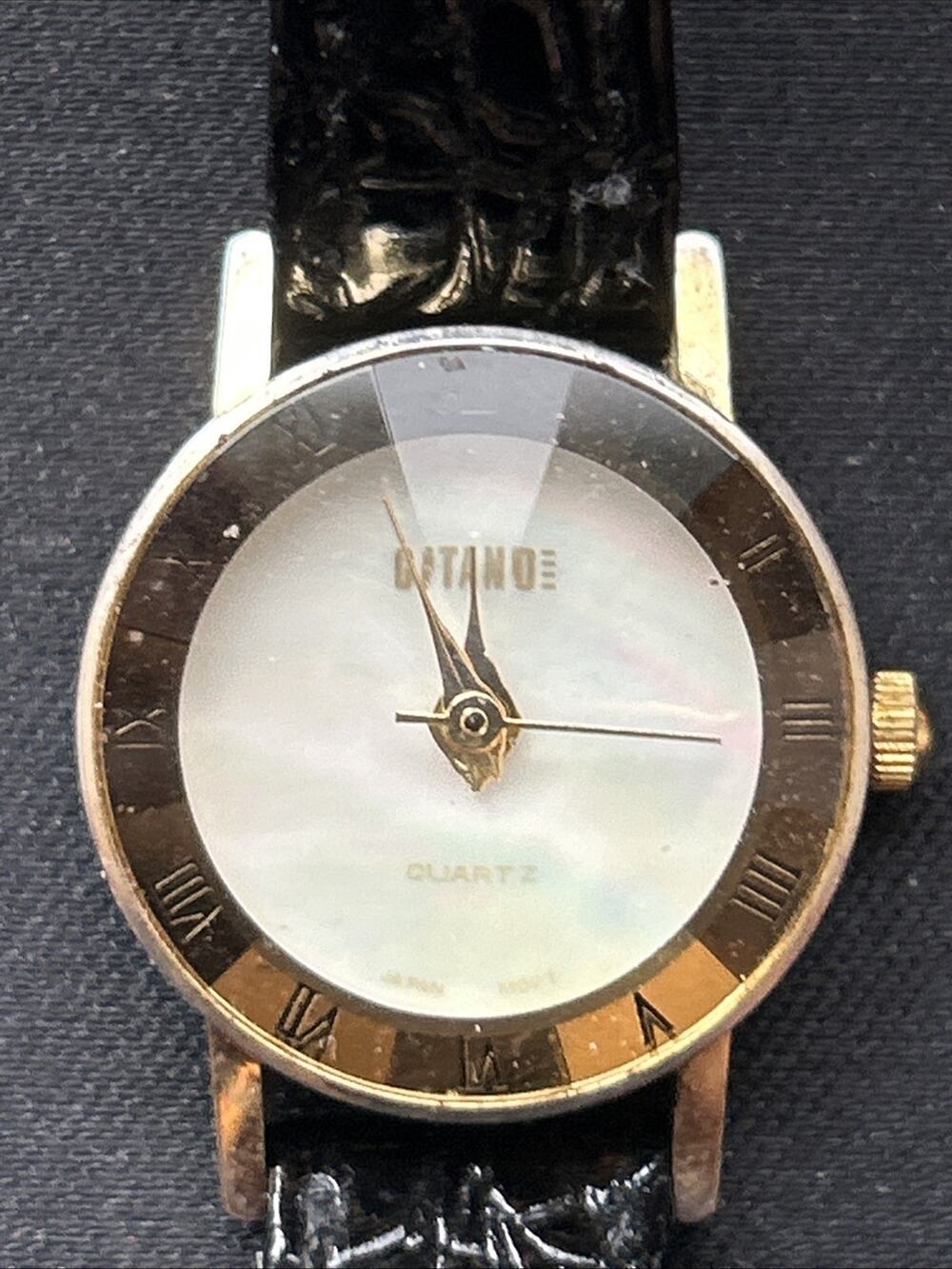 Gitano Gold Tone MOP Dial Women’s Quartz Watch